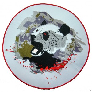 18 Years Factory 3d Self-adhesive Embroidered Heat Patch - Panda – Printemb