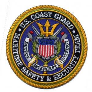 custom made us coast guard embroidery patch