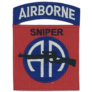 3d embroidery patches factory cutom made airborne-2 embroidery patches