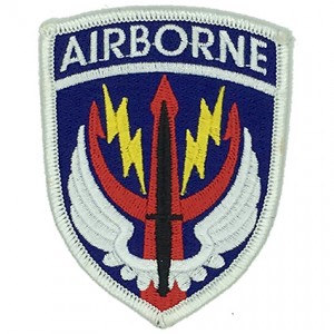 Apparel  airborne  Logo 3d embroidery patches
