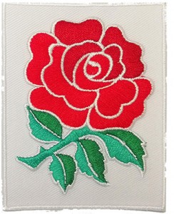 jean jacket rose flower  3d embroidery patches