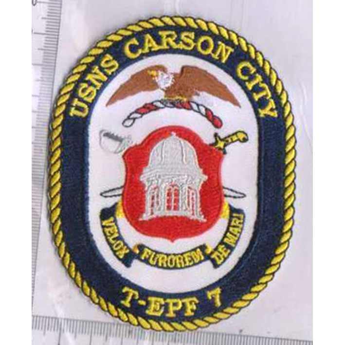 Wholesale Price Beautiful Clothes Embroidery Patch - usns carson city – Printemb detail pictures