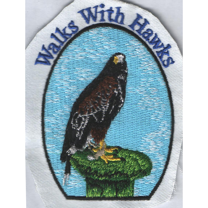 Factory Supply Custom Embroidery Key Chains - walks with hawks – Printemb