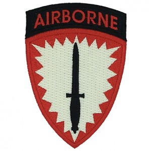 Custom airborne Iron 3d embroidery patch