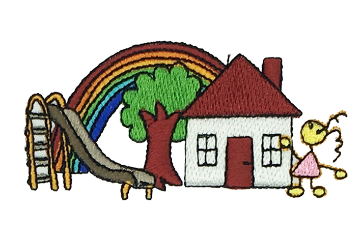 cartoon house embroidery digitizing Featured Image