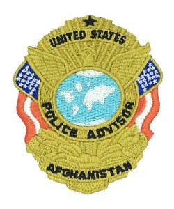 police consultant logo embroidery digitizing