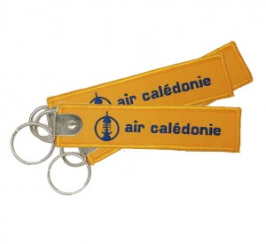 custom air caledonie textile key chains