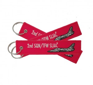 custom  2nd sqn-tfw sliac  textile embroidery keychain