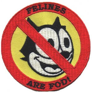 felines Laser Cut Heat Seal Embroidered Patches For Colleague