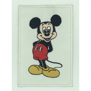 custom made mickey embroidery patch