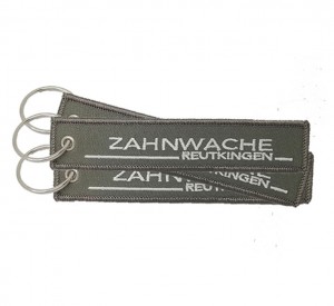 Wholesale zahnwache  self-adhesive  embroidery keychains