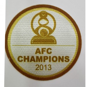 Custom  afc-champions embroidery flock patch