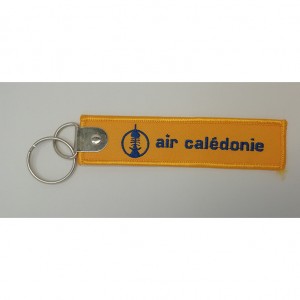 air caledonie letter embroidery keychain