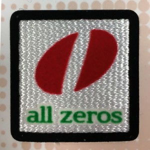 Custom made all-zeros flock patches