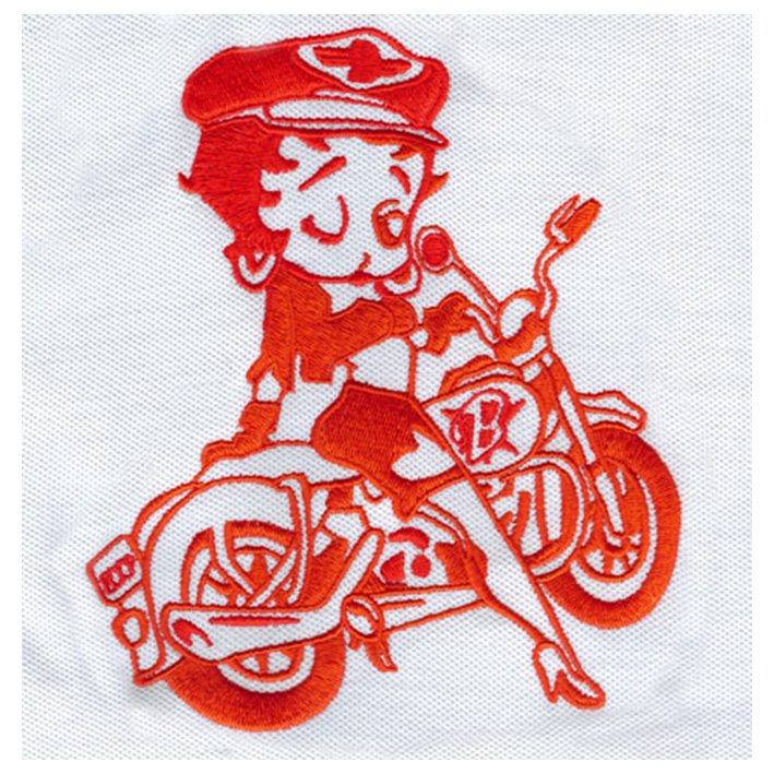 18 Years Factory Custom Embroidery Badge - betty – Printemb