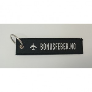 bonusfeber letter embroidery keychain