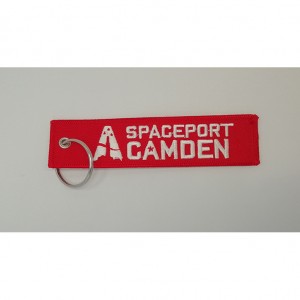 camden letter embroidery keychain