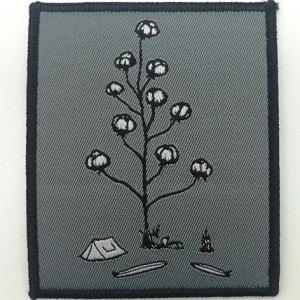 factory direct fashion picture tree woven patch