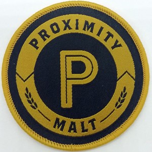 custom made  p logo your own woven patch  for clothing
