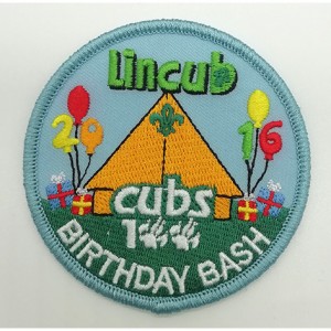custom iron on fashionalbe clothing  cubs logo embroidery patch