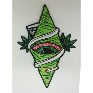 customized  canada stick on embroidered patch