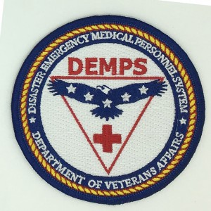 custom made demps logo embroidery patch