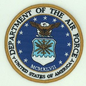 custom made department-of-the-air-force embroidery patch
