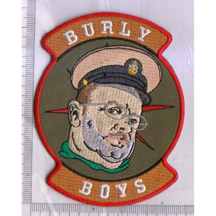 custom made burly boys embroidery patch Featured Image