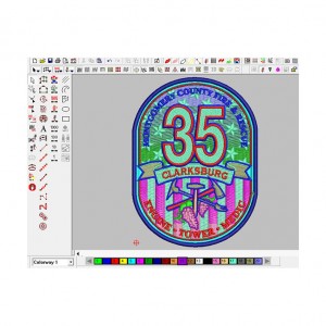 clarksburg 35 patch embroidery digitizing