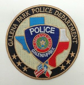 police logo towel embroidery  patch