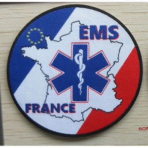 custom made ems france woven patch