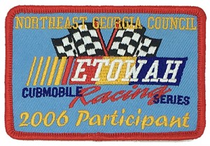 custom made etowah logo embroidery patch