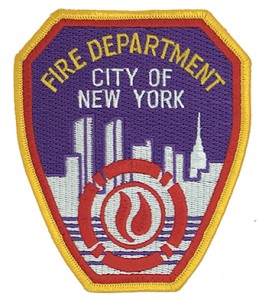 Custom made  fire department logo embroidery patch