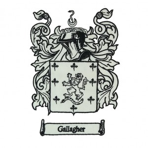 custom gallagher logo embroidery digitizing