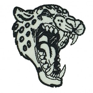 leopard logo embroidery digitizing