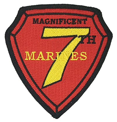 Custom made  marines logo embroidery patch Featured Image