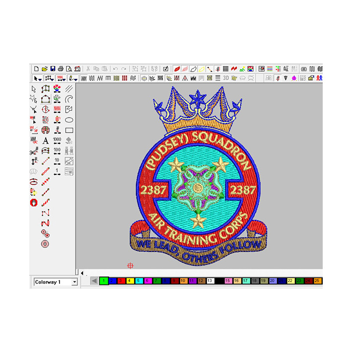 computer embroidery chapter digitizing service Featured Image