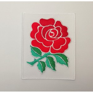 Custom made  rose logo embroidery patch