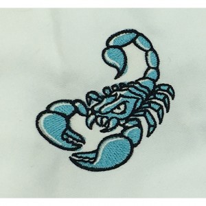 scorpion embroidery digitizing