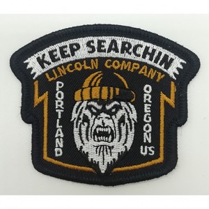 sew on keep searchin raiders embroidery patch