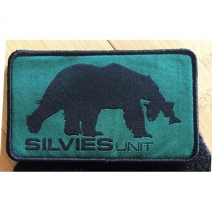 custom made silvies woven patch