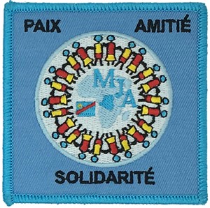 Custom made  solidarite logo embroidery patch
