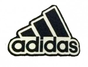 adidas brand logo thermal transfer sublimation patch