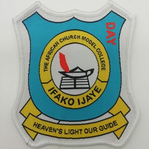 custom woven badge  for clothing