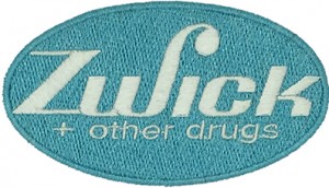 Custom made   zusick logo embroidery patch